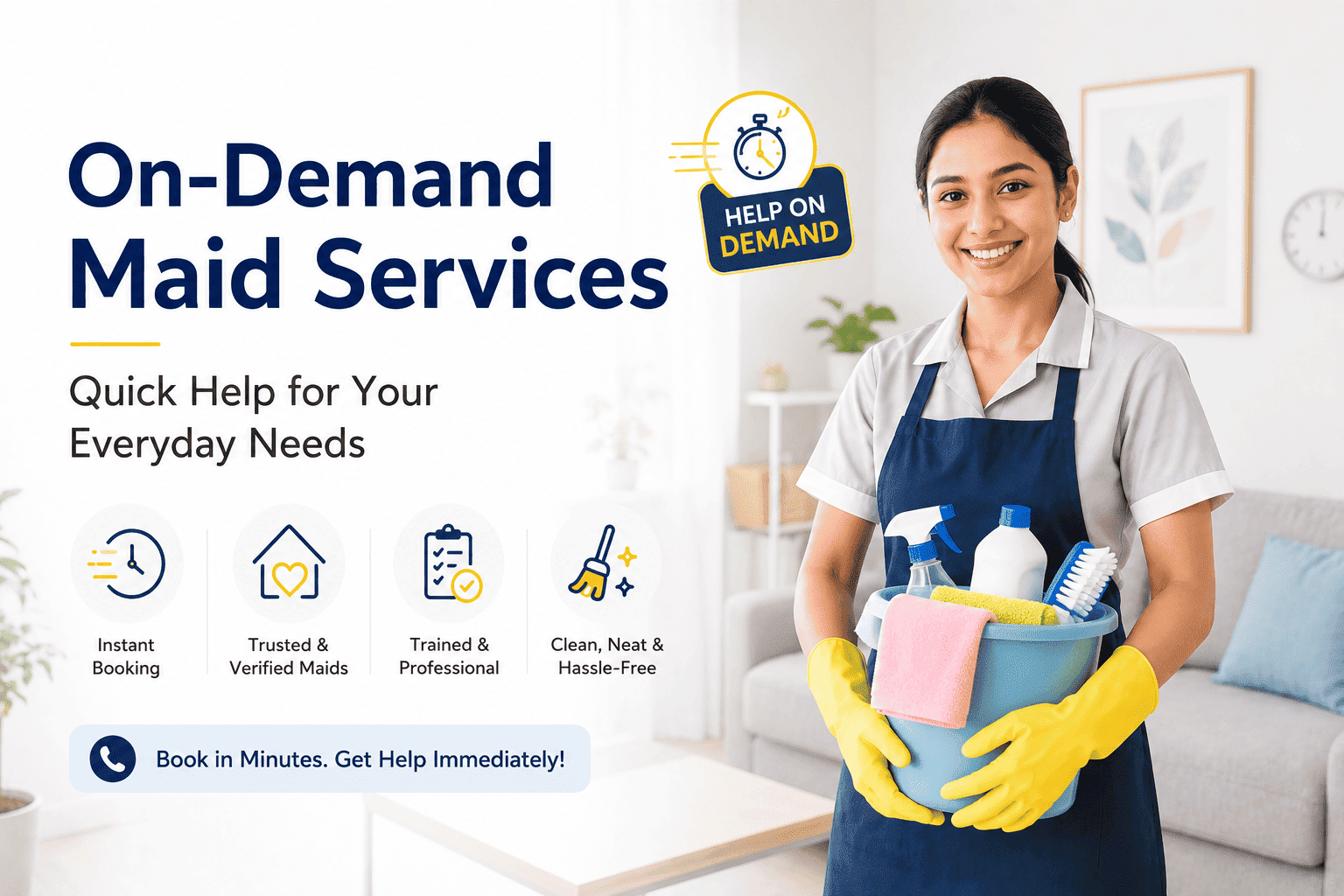 On-Demand Maid Services